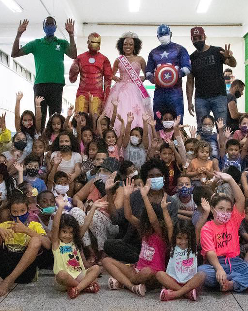 Espaço verde que inspira o projeto da futura sede comunitária da ONG